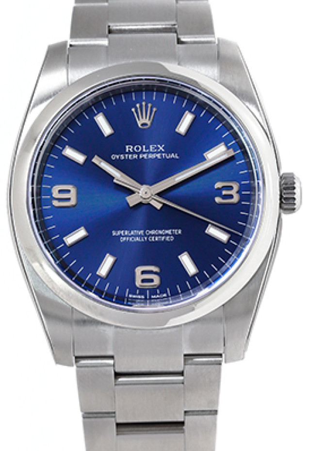 Rolex 114200 Steel on Oyster Black, 3-6-9